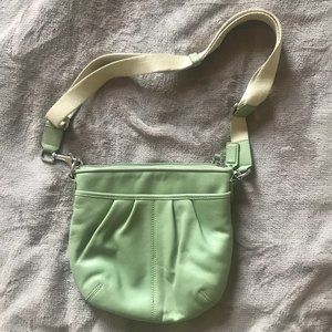 Coach Pastel Green Crossbody/Shoulder Bag